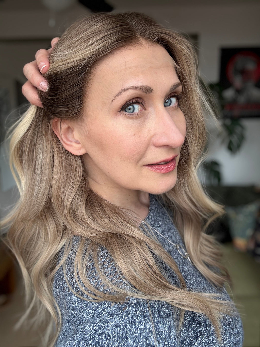 Cassana Glueless Lace Top Wig 18’’ Long (Small) - Human Hair Wig