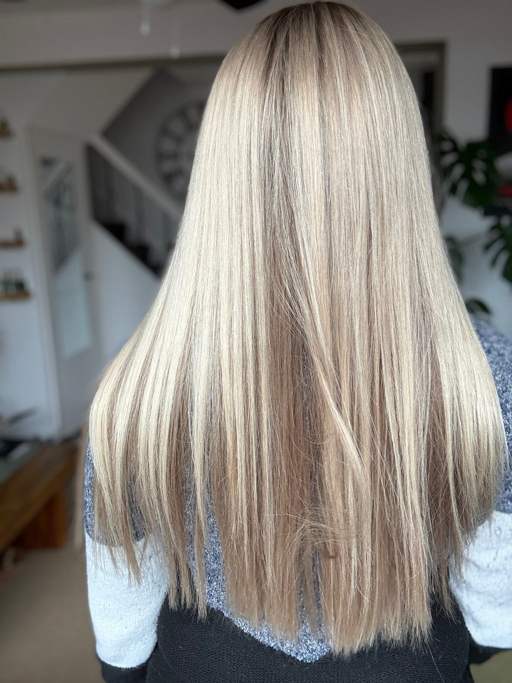 Cassana Hand tied Glueless Lace Top Wig 20’’ Long (Small) - Human Hair Wig
