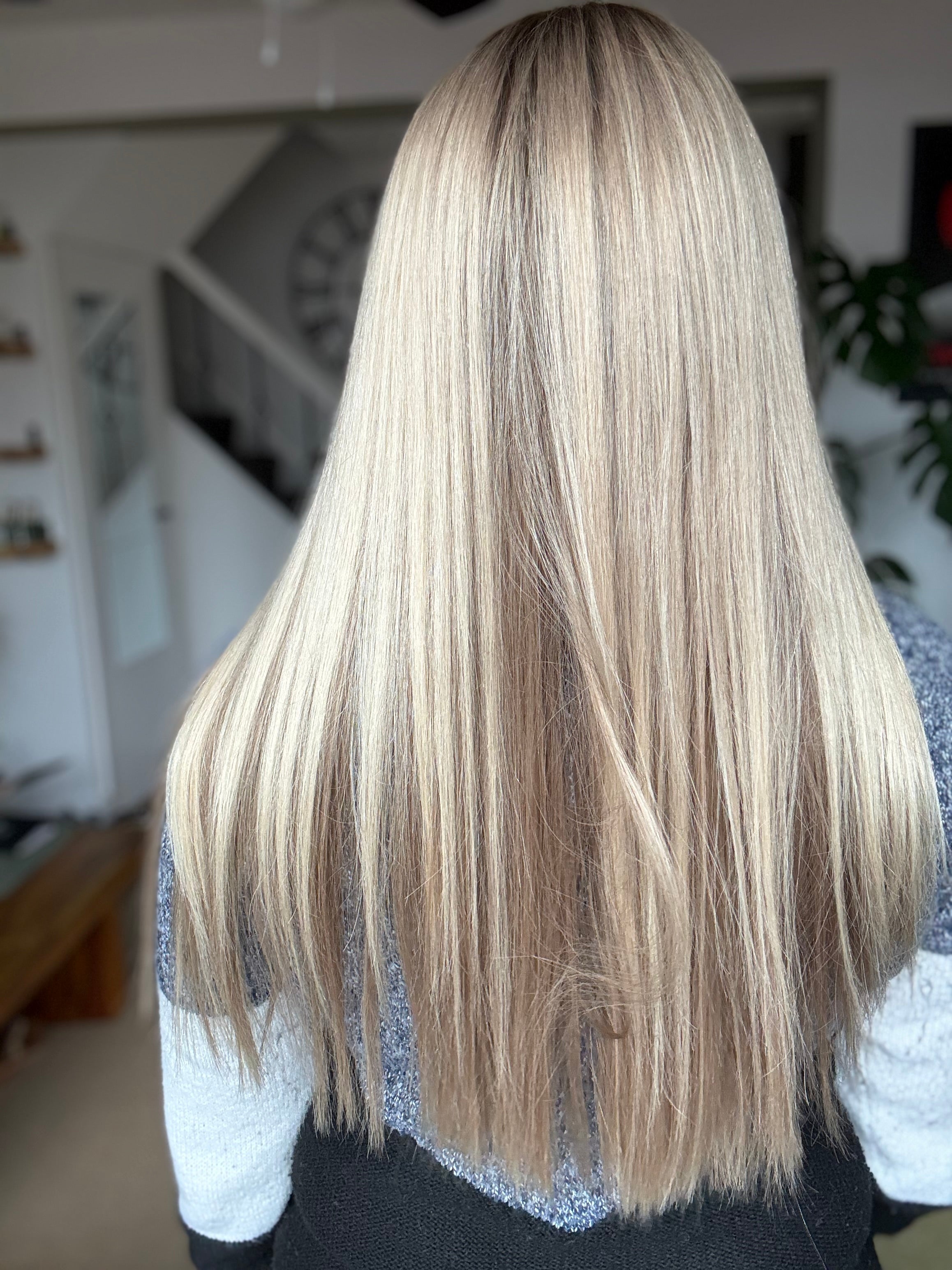 Cassana Hand tied Glueless Lace Top Wig 20’’ Long (Small) - Human Hair Wig
