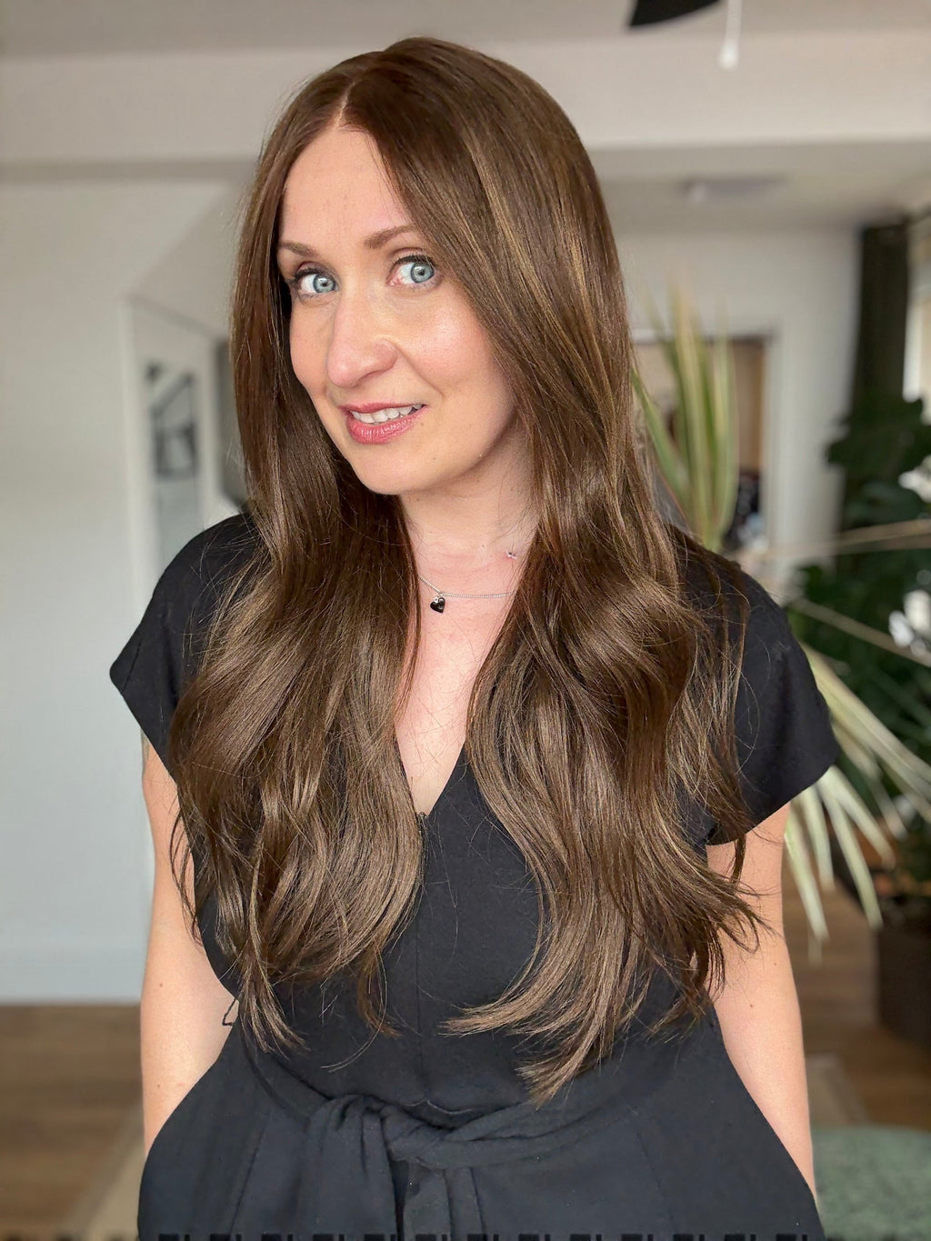 Chloe Glueless Lace Top Wig 22’’ Long (Small) - Human Hair Wig