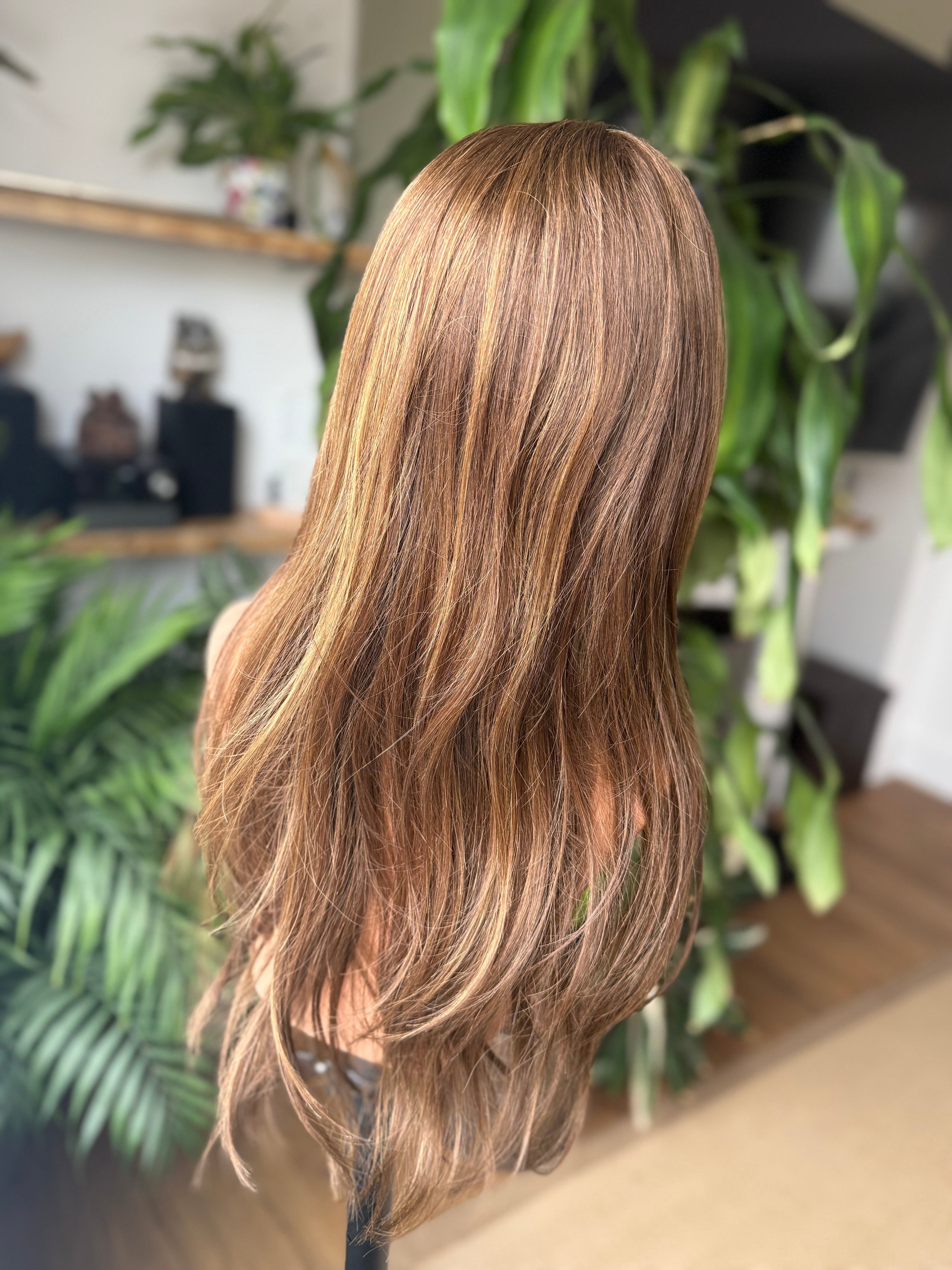 Chloe Glueless Lace Top Wig 22’’ Long (Small) - Human Hair Wig