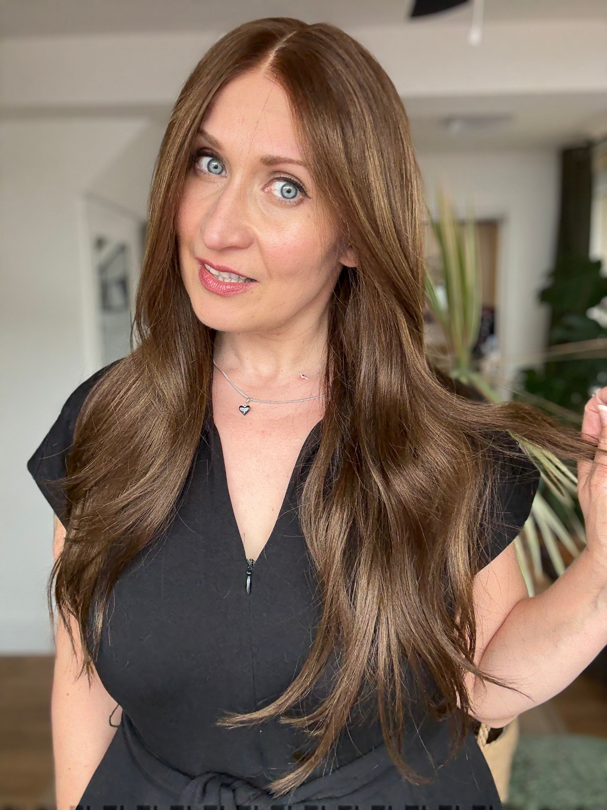Chloe Glueless Lace Top Wig 22’’ Long (Small) - Human Hair Wig