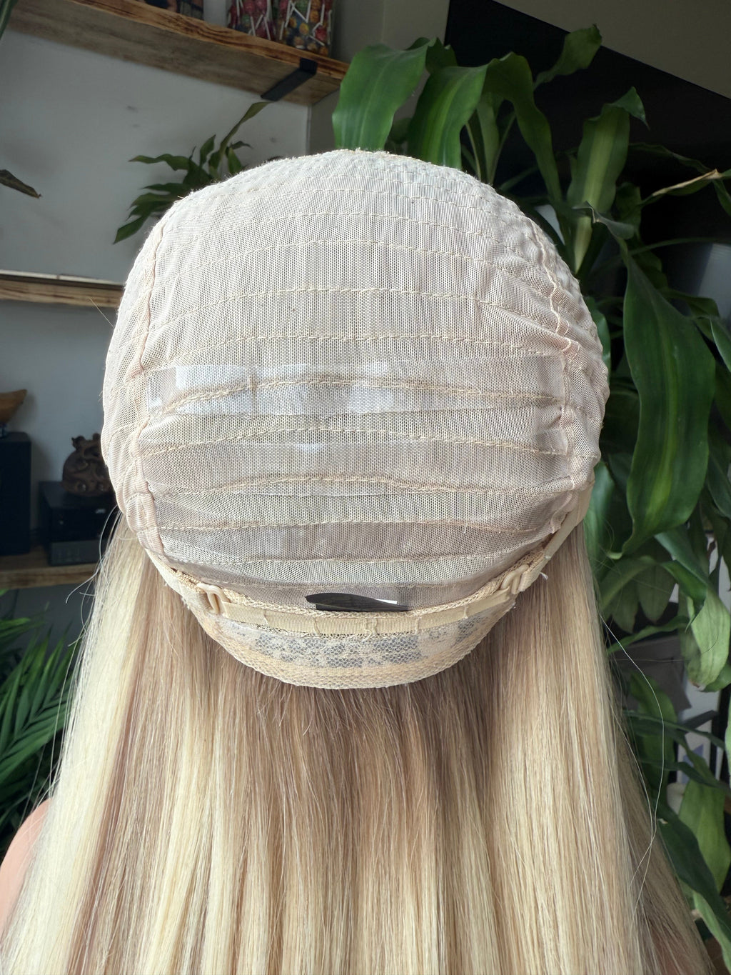 Elena Lace Top 17 Inch Long EURO Remy Human Hair Wig (Small) - Human Hair Wig