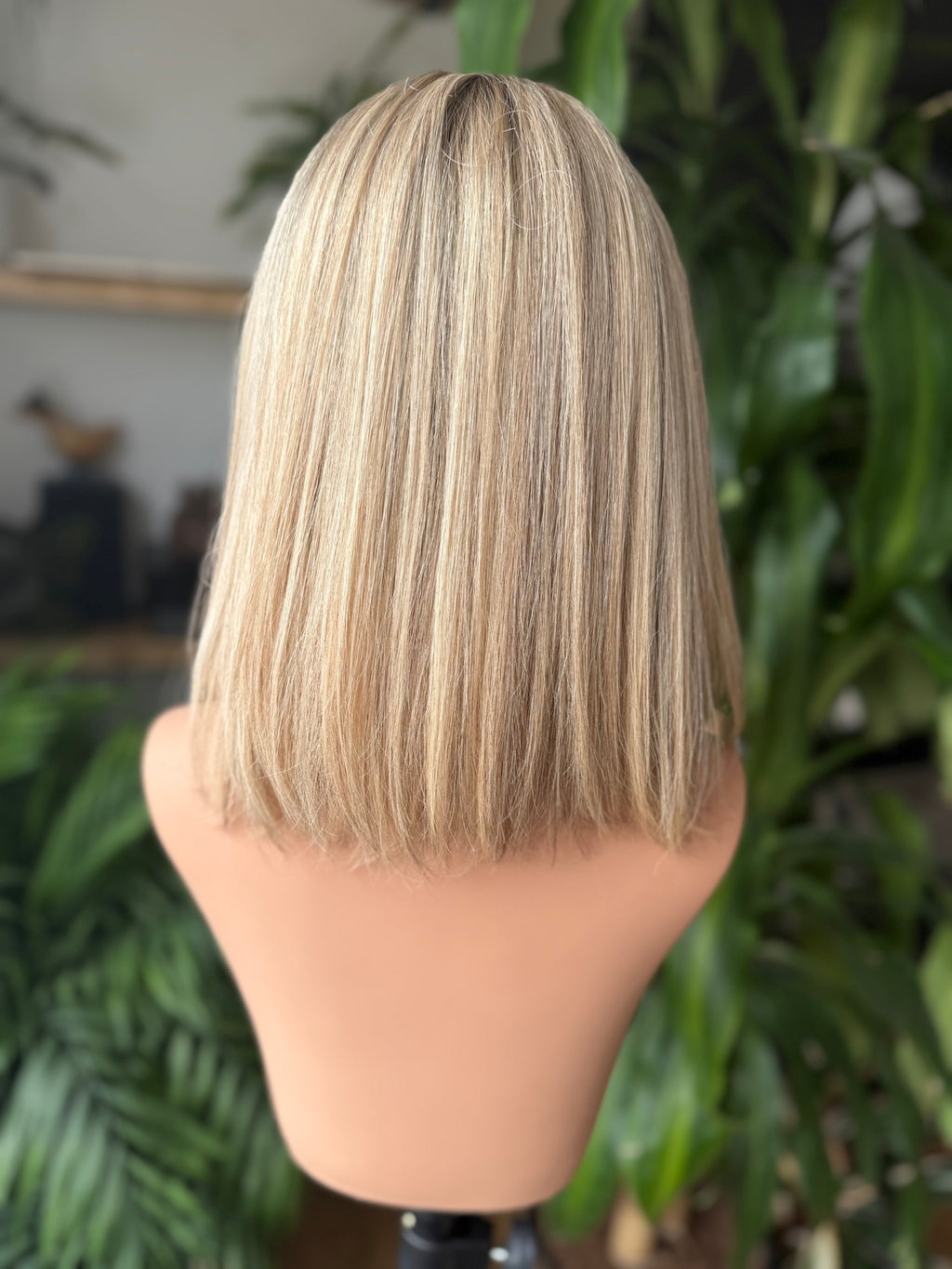 Esther Lace Top 15 Inch Long EURO Remy Human Hair wig (S) - Human Hair Wig