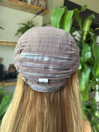 Eva Lace Top 18 Inch Long EURO Remy Human Hair Wig - #BN1 Light Brown - Human Hair Wig