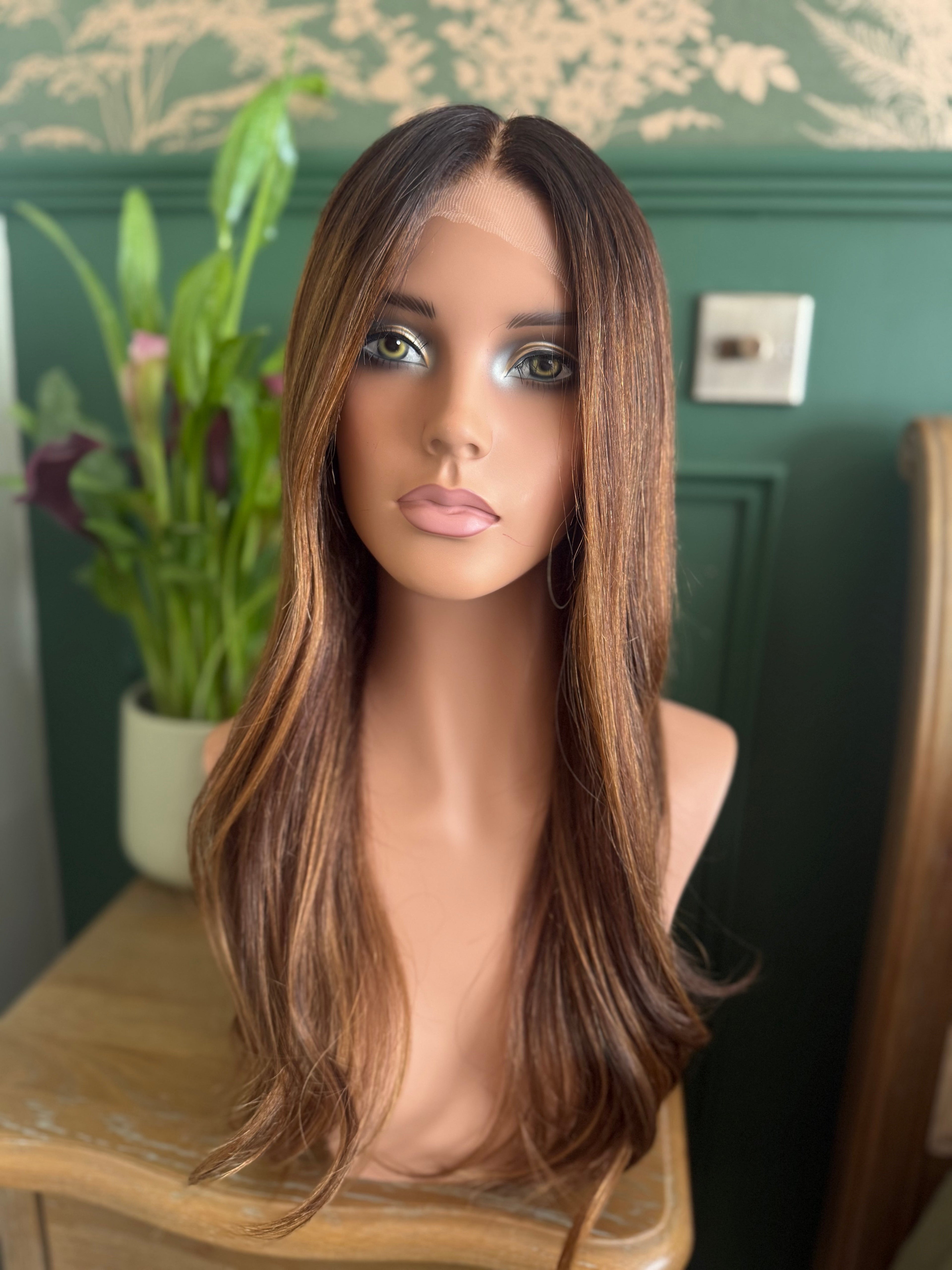 Jessica Glueless 5x5 Lace Top Wig 20’’ Long (Small) - Human Hair Wig