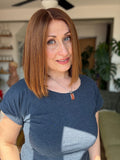 Laura Glueless Lace Top Wig 10’’ BOB (Small -21.5’’) - Human Hair Wig