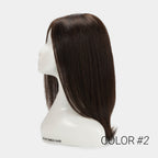 Natalie 100% Hand-Tied Lace Wig With Diamond Lace Top - #2 Dark Brown - Human Hair Wig