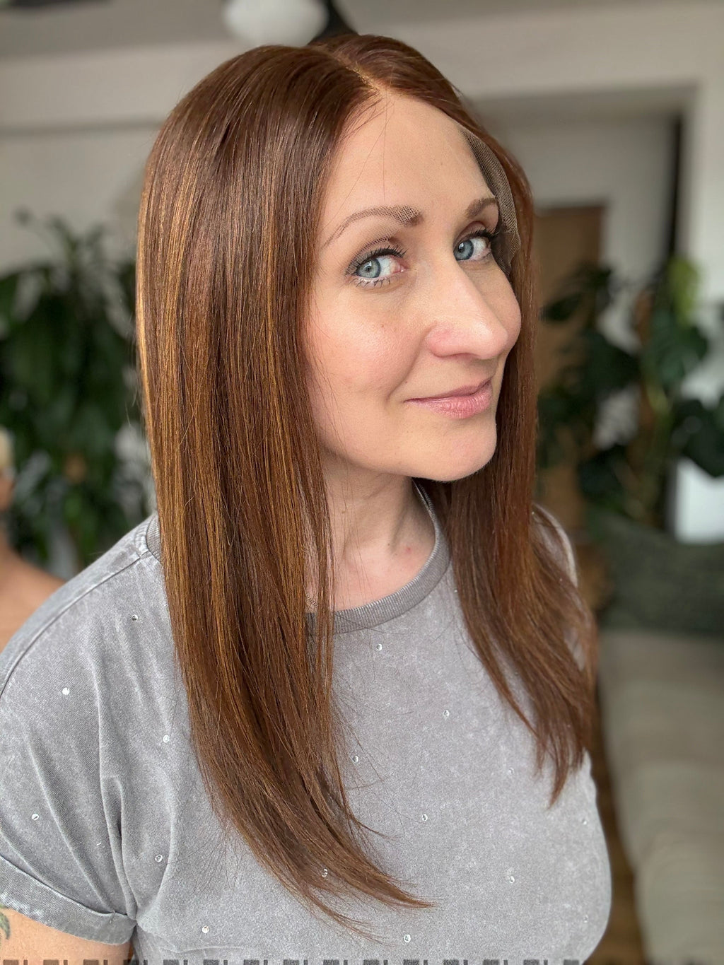 Roxy - Full Lace Top 14’’ Long Human Hair Wig (Small) - Human Hair Wig