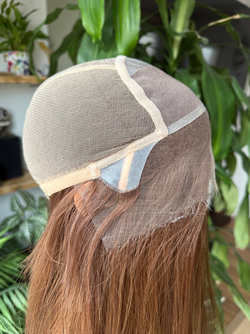 Sienna HD Lace Front 100% Hand Tied Virgin Human Hair 20’’ Long (S) - GG4 Chestnut Brown - Human Hair Wig