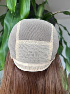 Sienna HD Lace Front 100% Hand Tied Virgin Human Hair 20’’ Long (S) - GG4 Chestnut Brown - Human Hair Wig