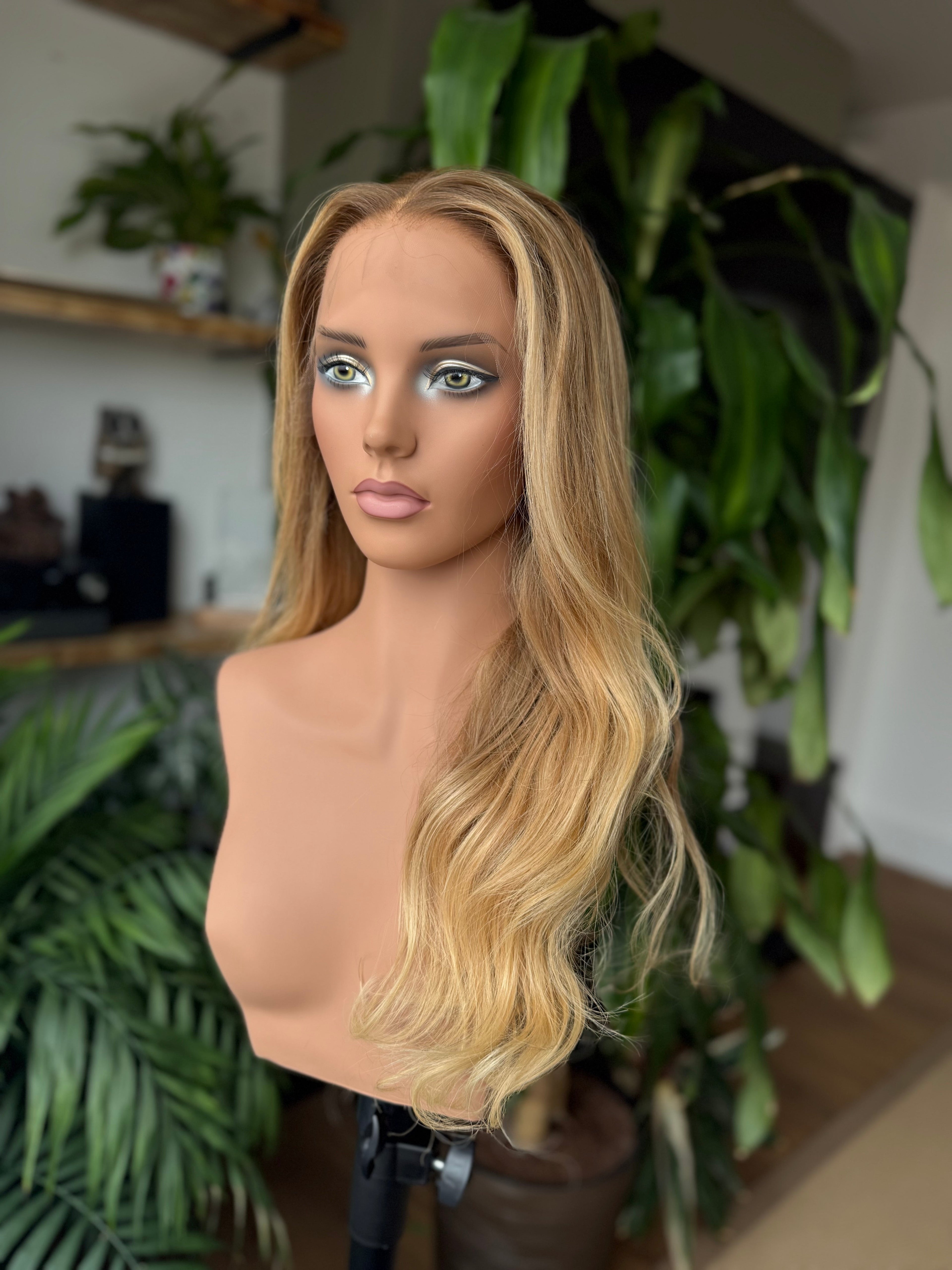 Sophia HD13x5 HD Lace Top 24’’ Long Virgin Human Hair Wig (Large) - Human Hair Wig