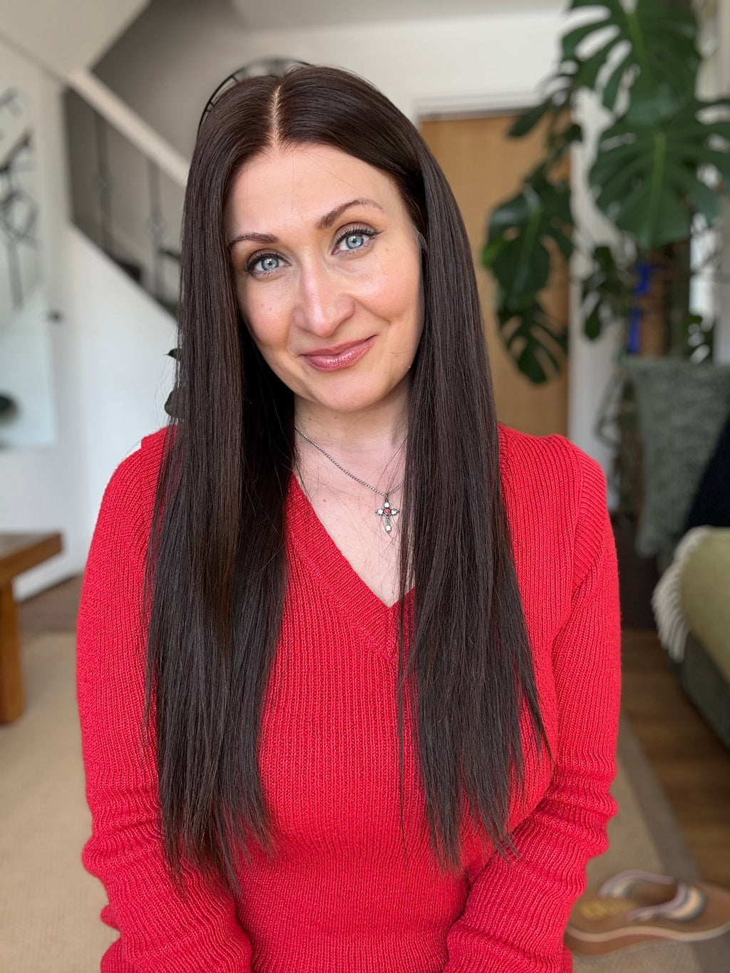 Zoe Glueless Lace Top Wig - 22’’ Long (Small) - Human Hair Wig