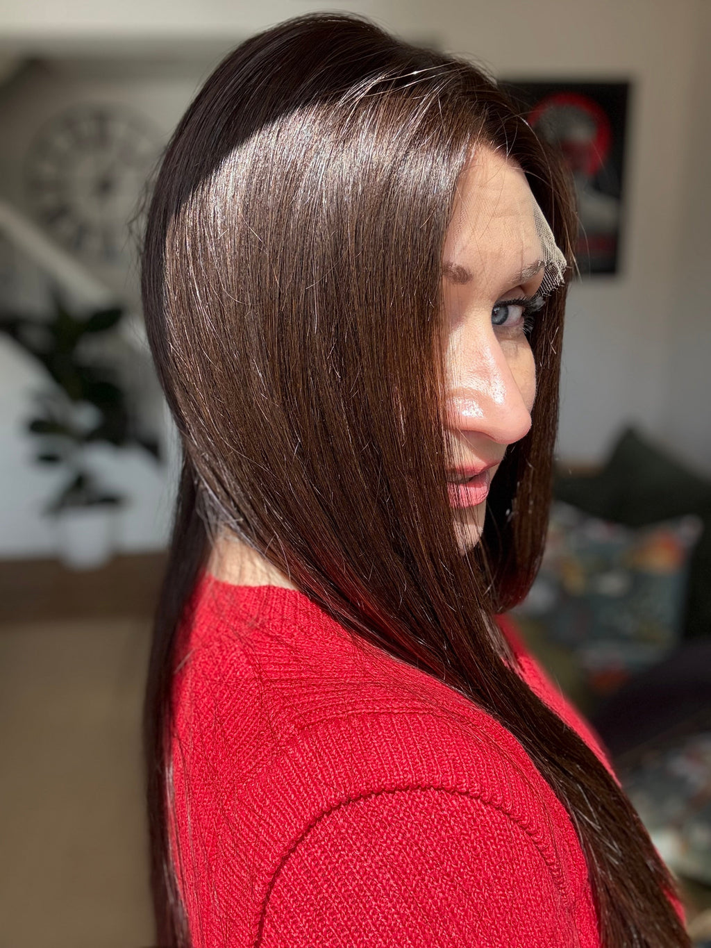 Zoe Glueless Lace Top Wig - 22’’ Long (Small) - Human Hair Wig
