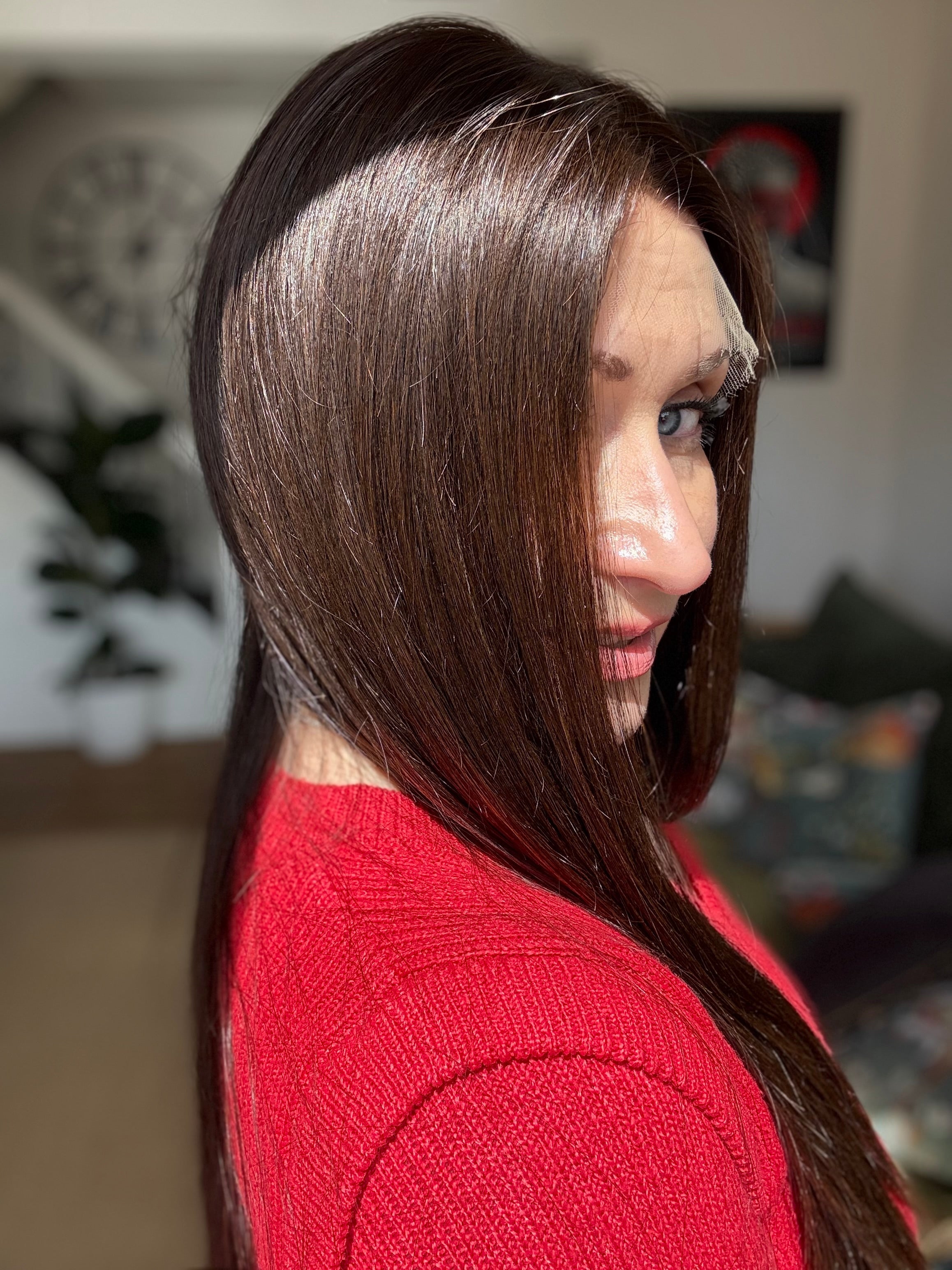 Zoe Glueless Lace Top Wig - 22’’ Long (Small) - Human Hair Wig