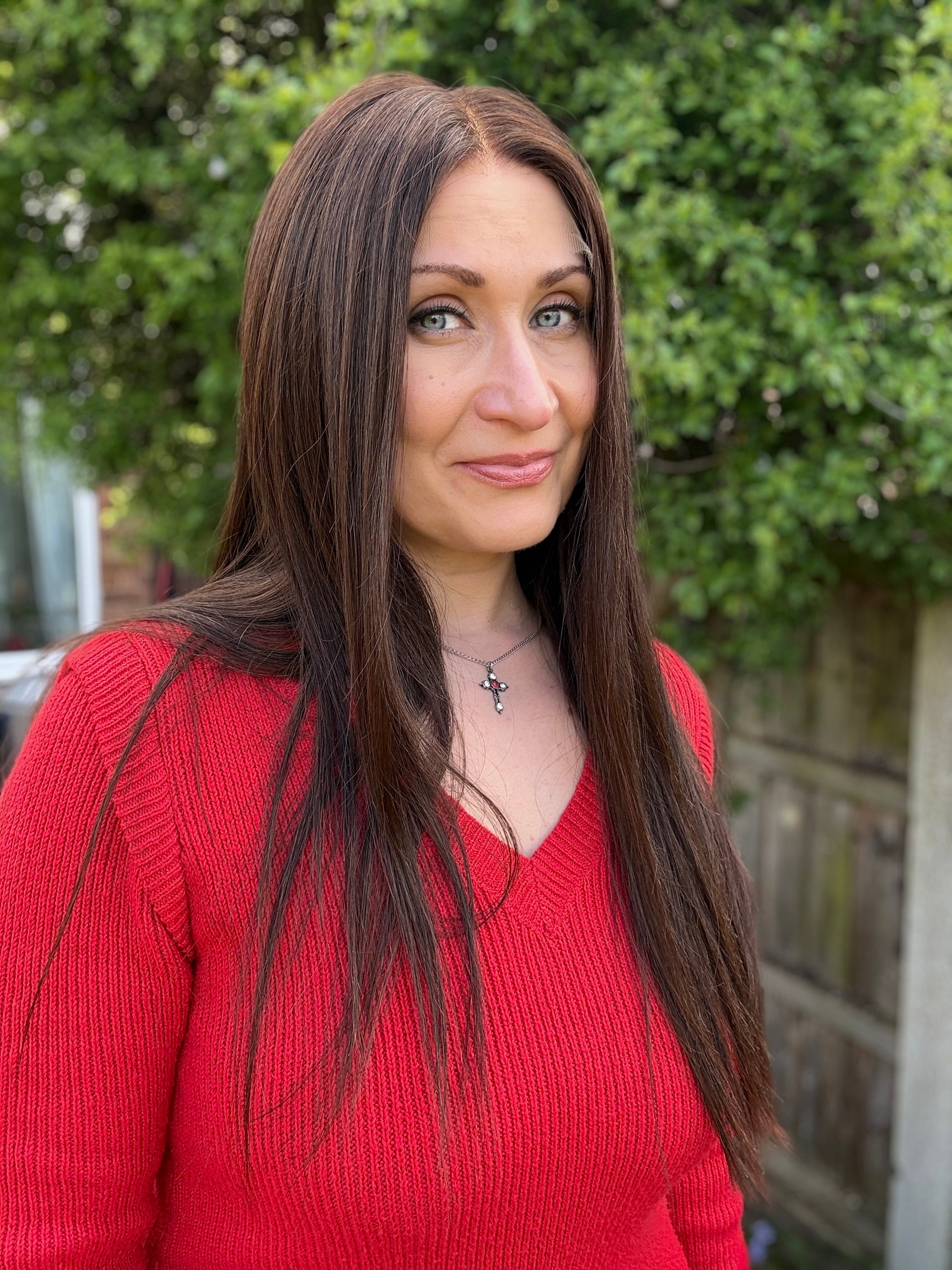 Zoe Glueless Lace Top Wig - 22’’ Long (Small) - Human Hair Wig