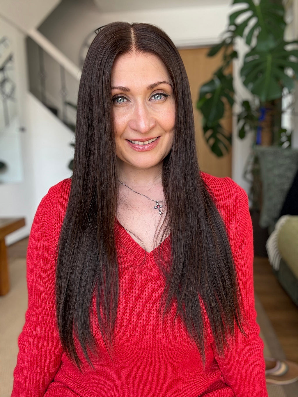 Zoe Glueless Lace Top Wig - 22’’ Long (Small) - Human Hair Wig