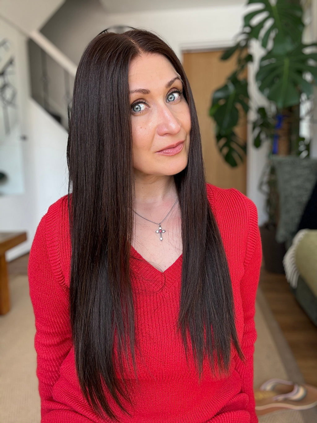 Zoe Glueless Lace Top Wig - 22’’ Long (Small) - Human Hair Wig