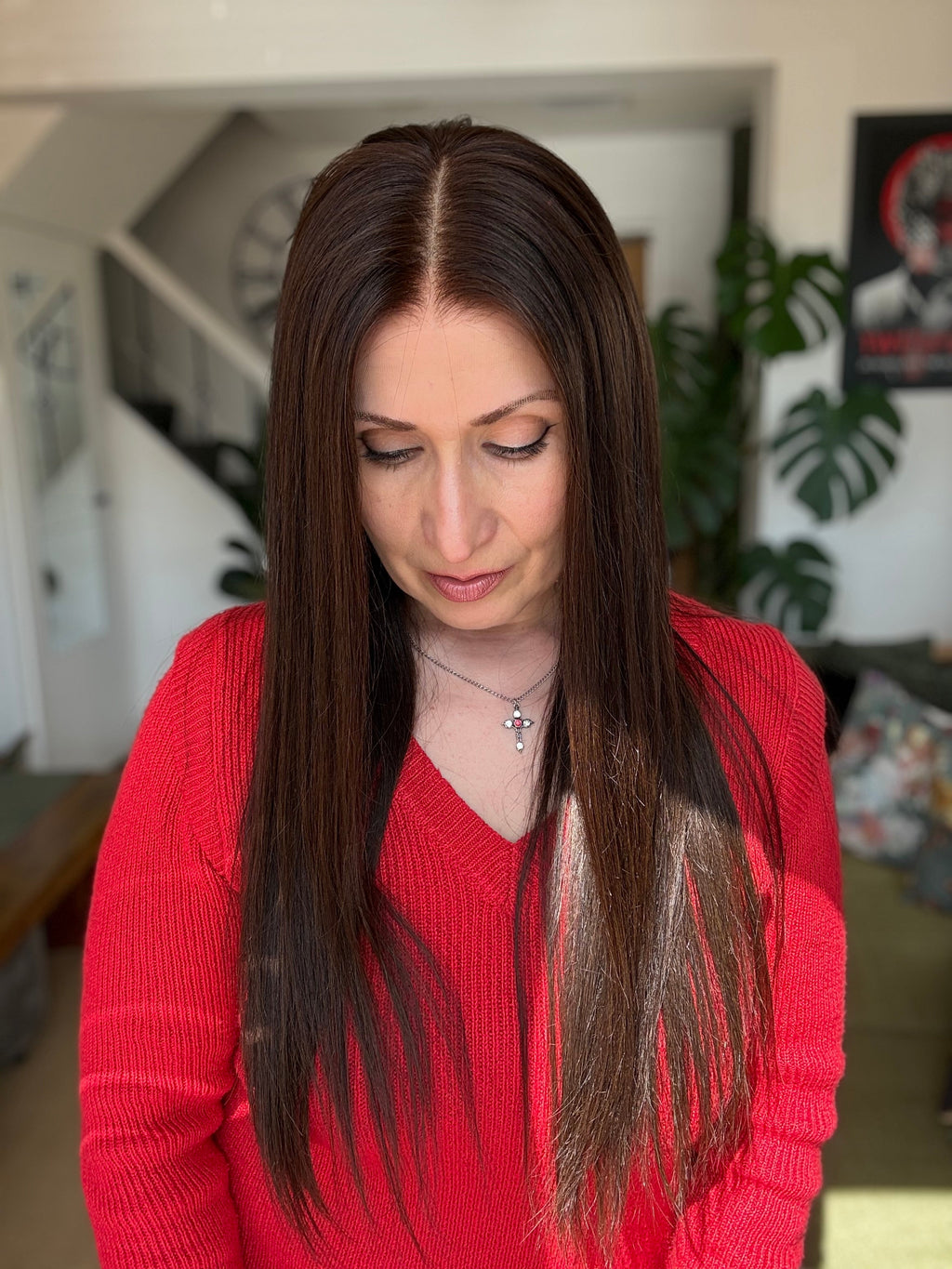 Zoe Glueless Lace Top Wig - 22’’ Long (Small) - Human Hair Wig