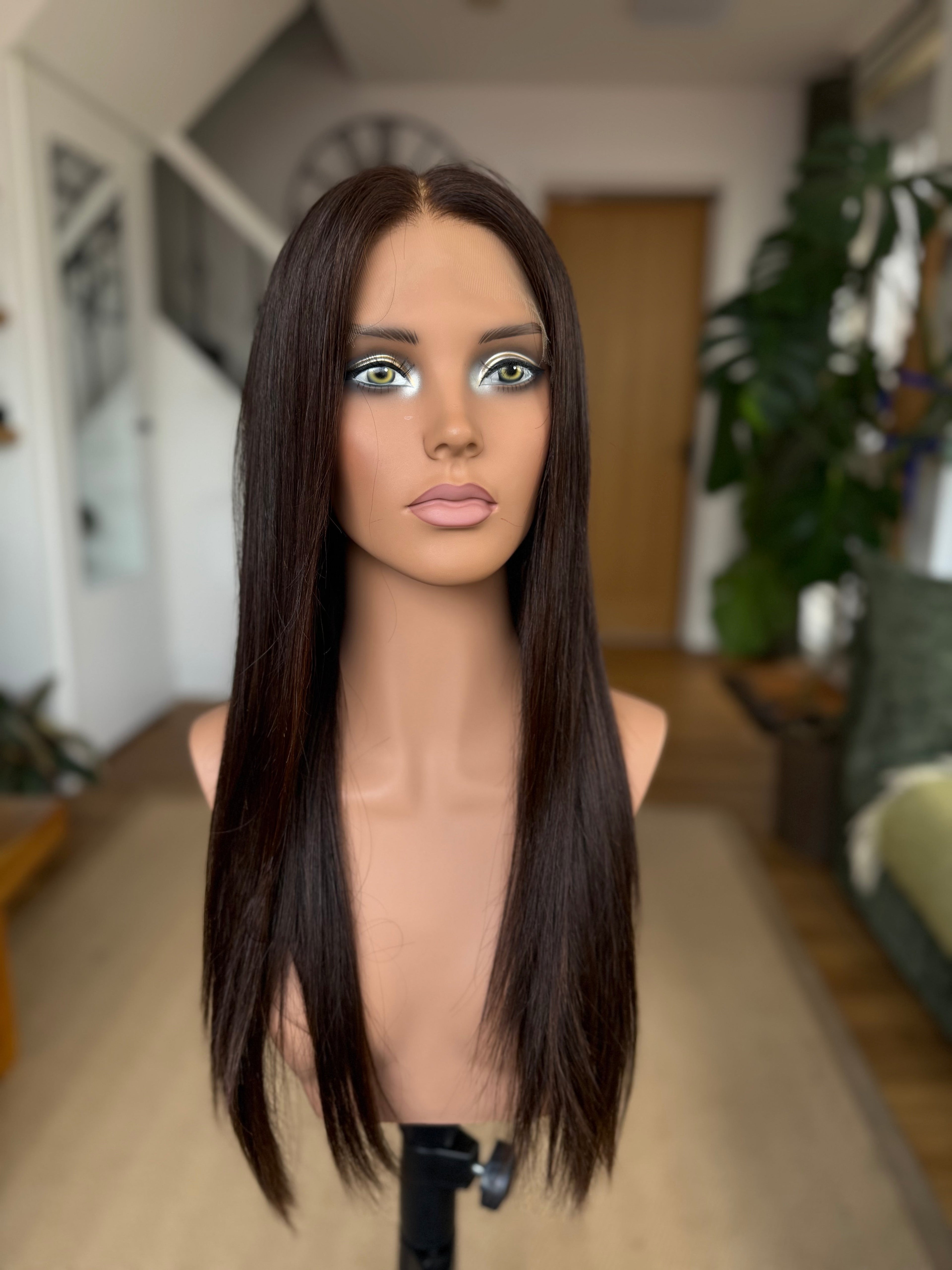 Zoe Glueless Lace Top Wig - 22’’ Long (Small) - Human Hair Wig